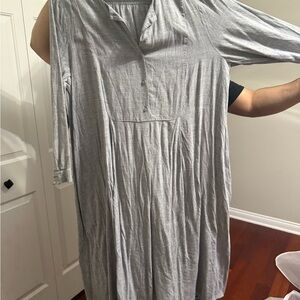 Zara Heather Gray midi dress